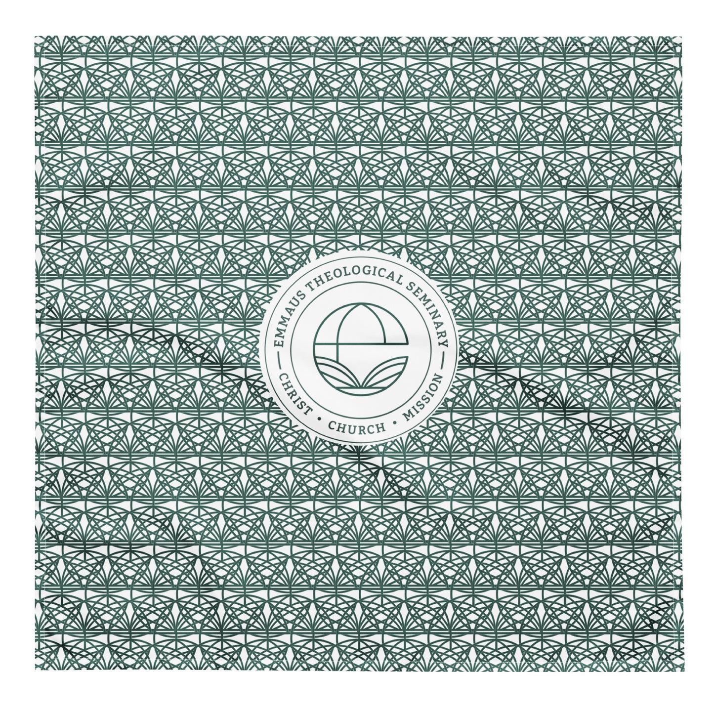 Emmaus Pattern and Seal All-over print bandana