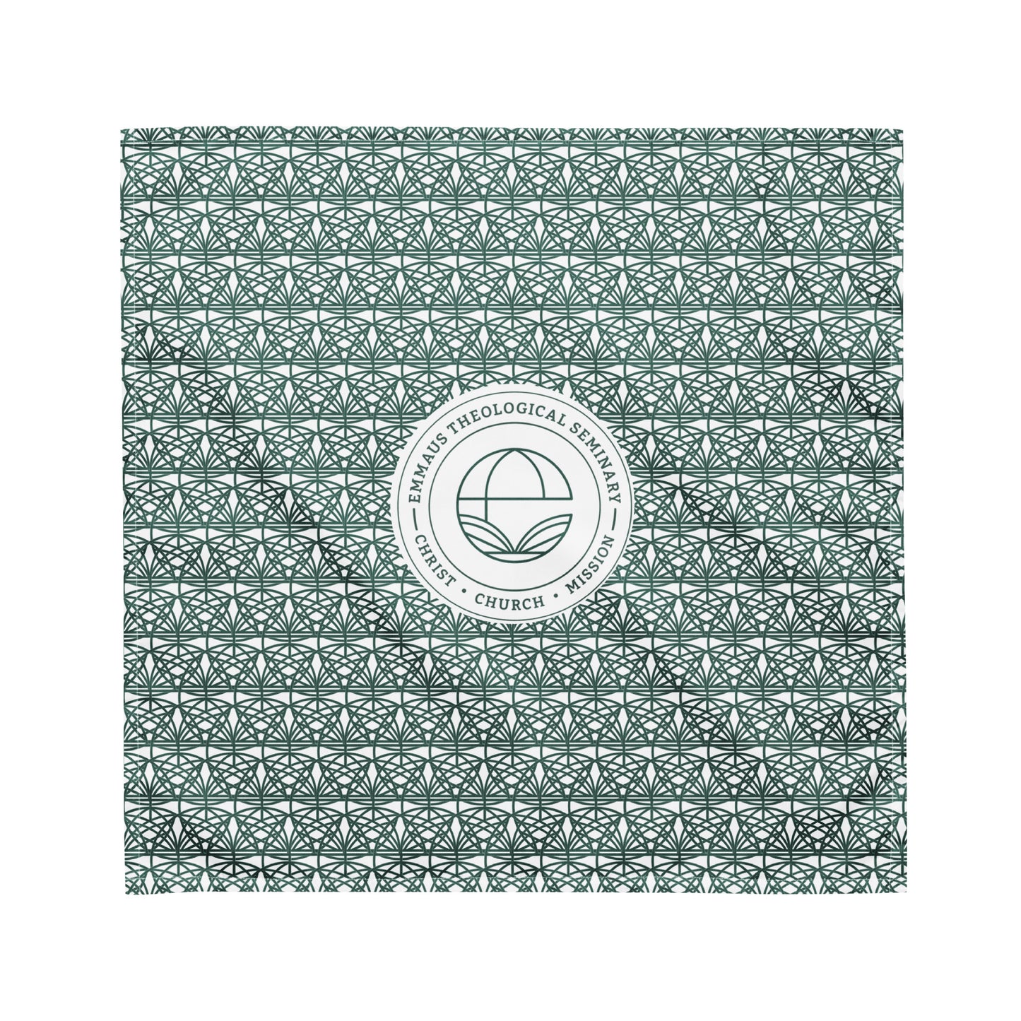 Emmaus Pattern and Seal All-over print bandana