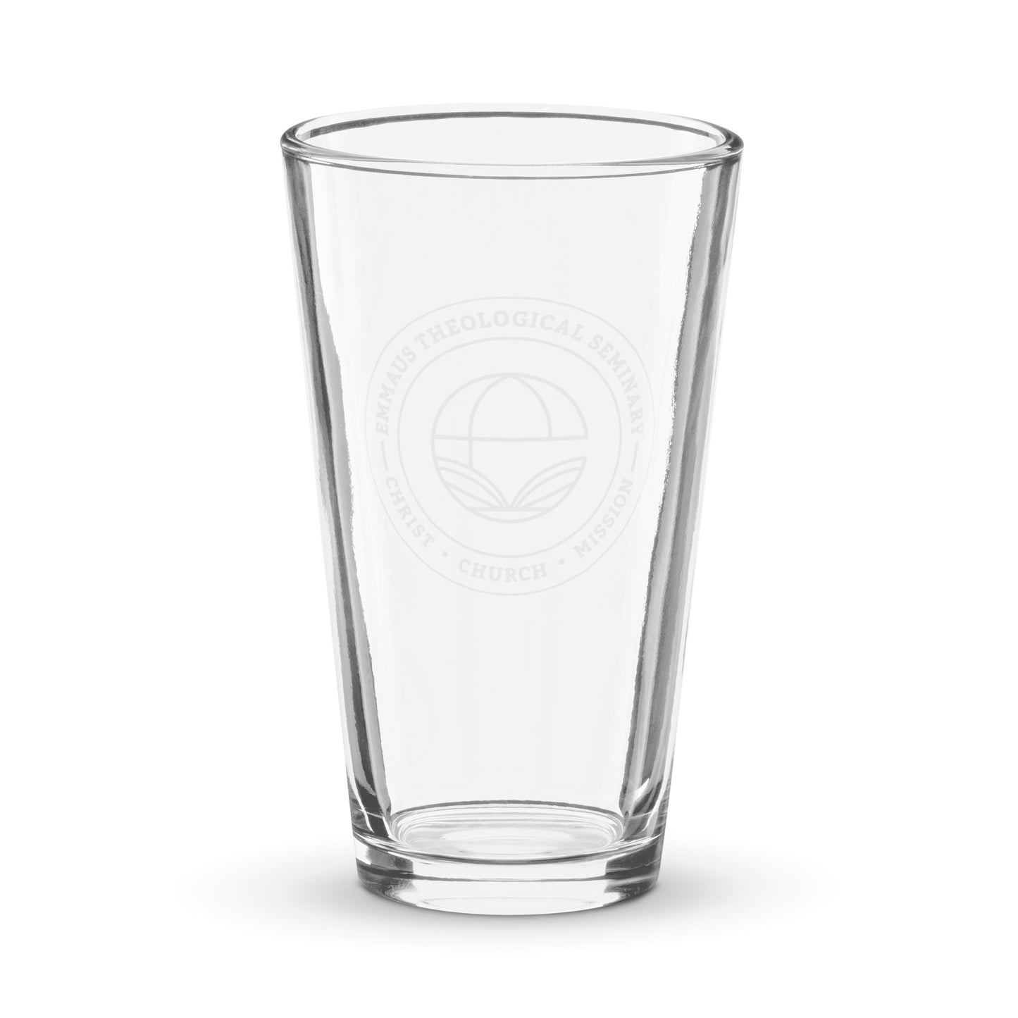 Emmaus Seal 16oz Glass