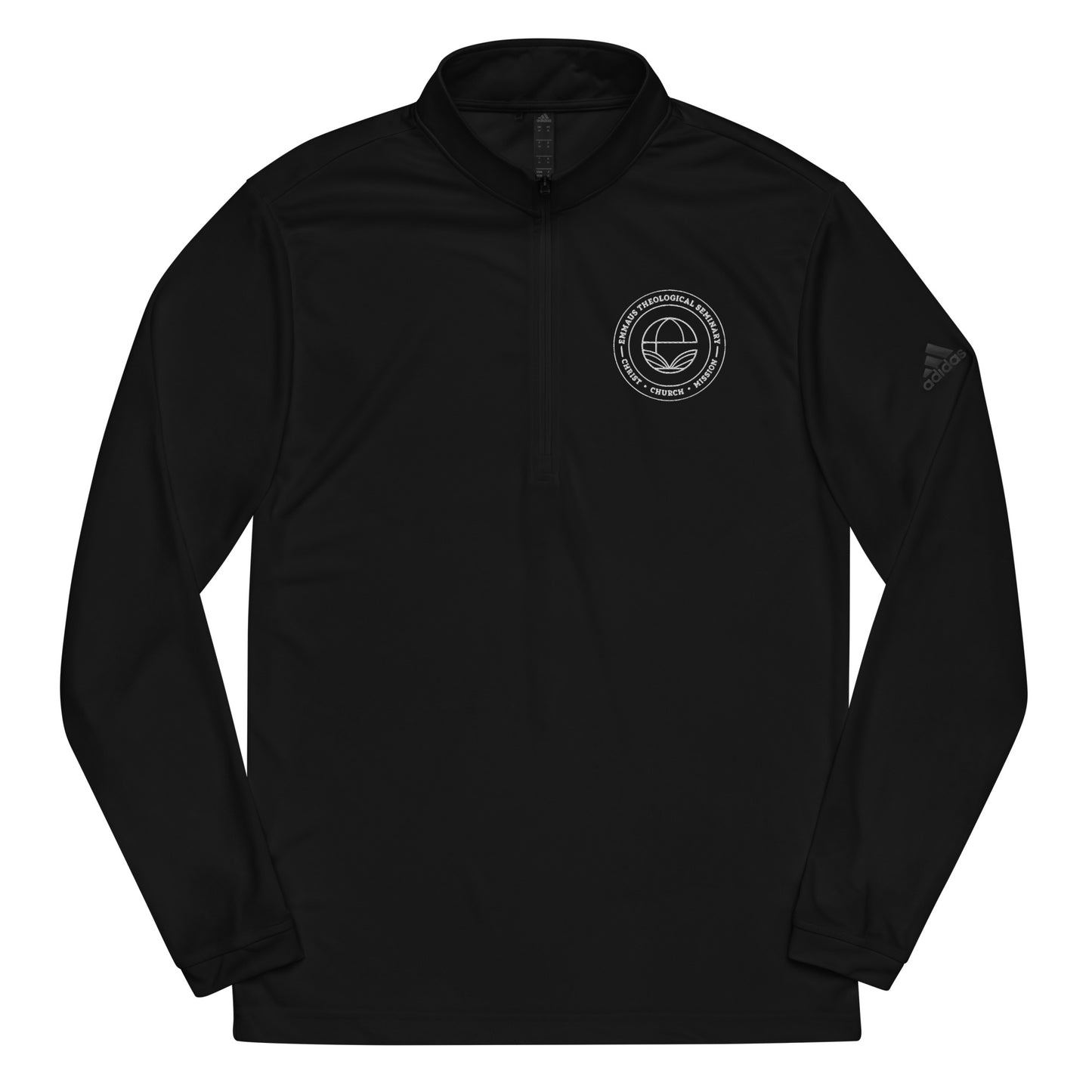 Emmaus Seal Adidas Quarter Zip Pullover (3 Colors)