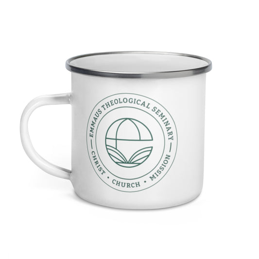 Emmaus Seal / Logo Enamel Mug