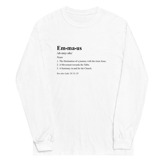 Emmaus Definition Unisex Long Sleeve Shirt